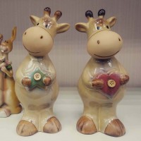 Статуэтка коровка бычок керамика